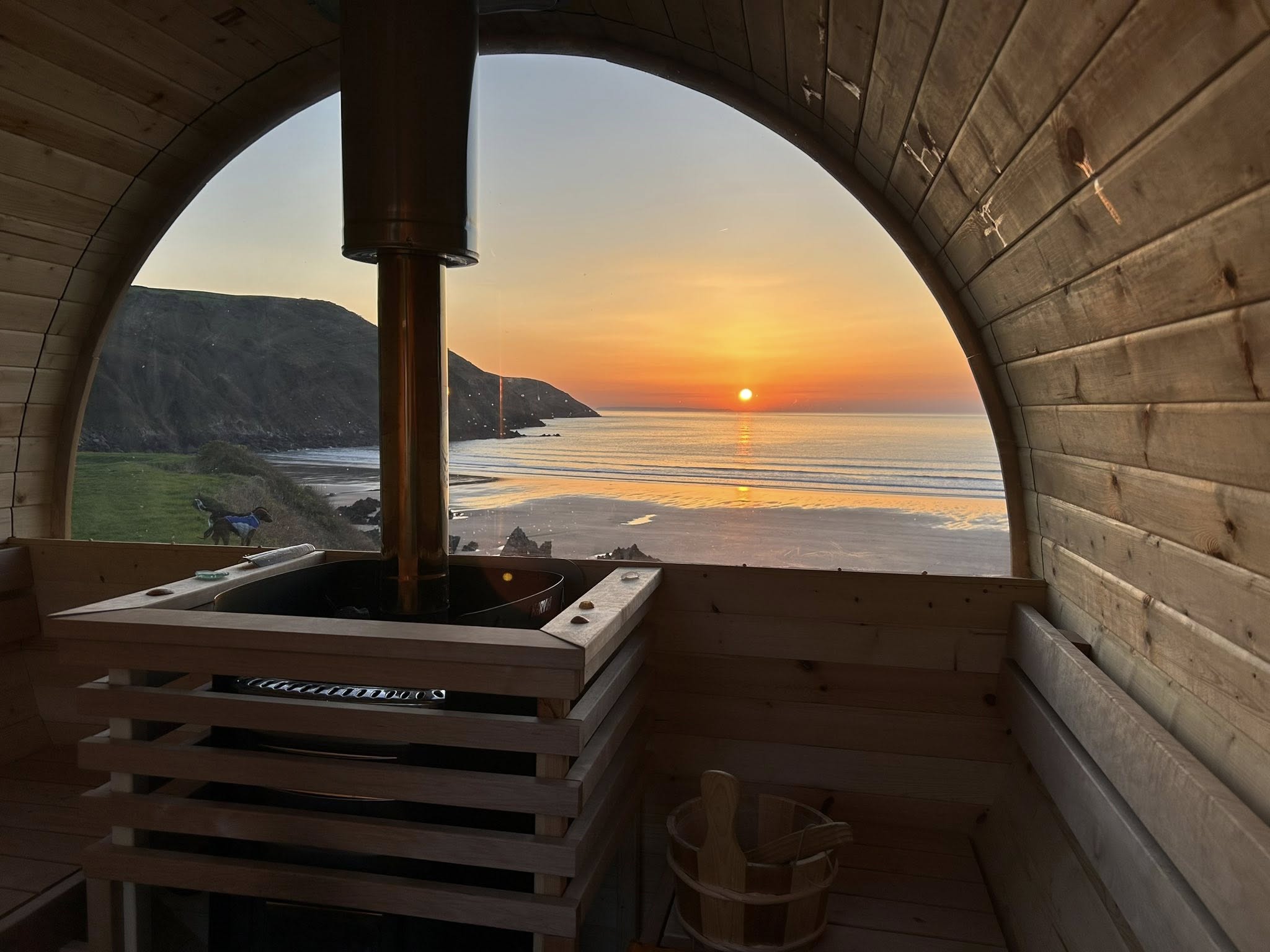 Sea view sauna | close to No.9 Putsborough Woolacombe