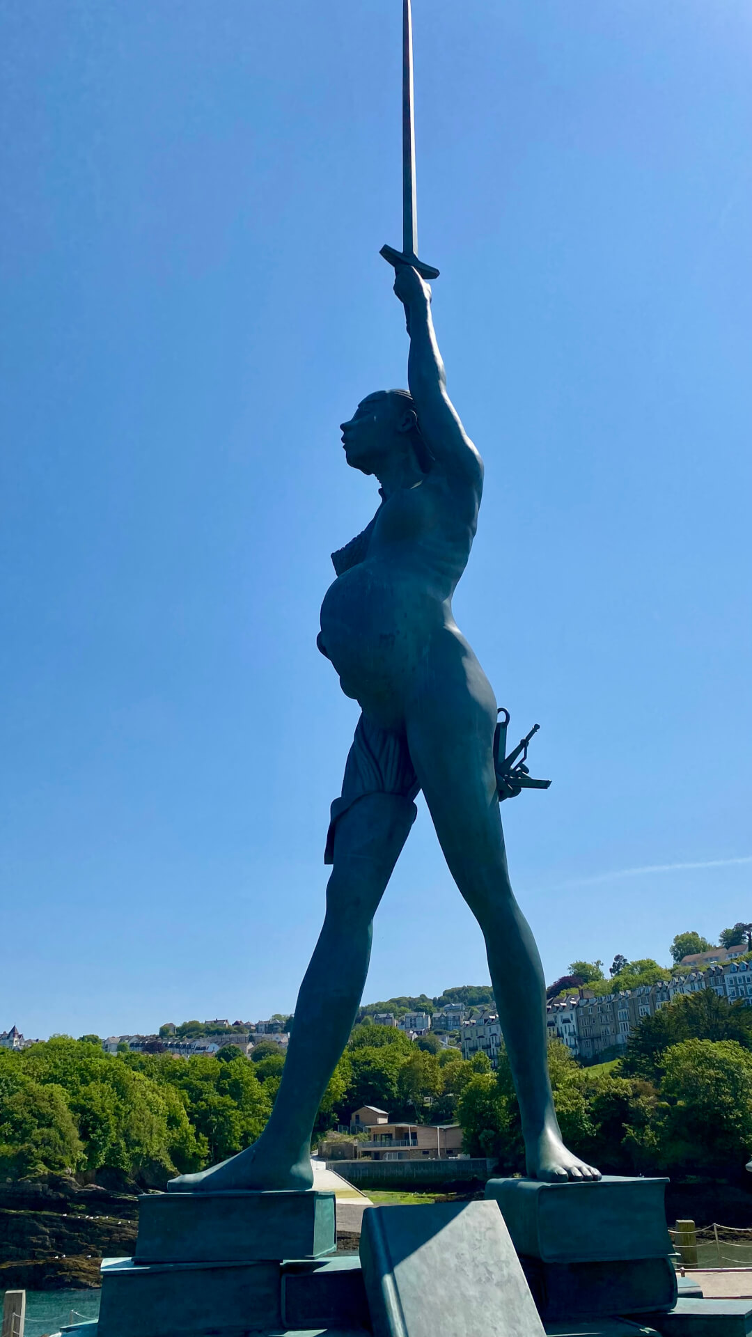 Verity Statue - Close to No.9 Putsborough for Short Breaks North Devon