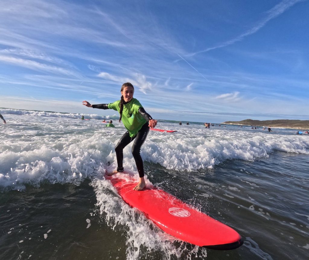 Family surf lesson Woolacombe beach | close to No.9 Putsborough